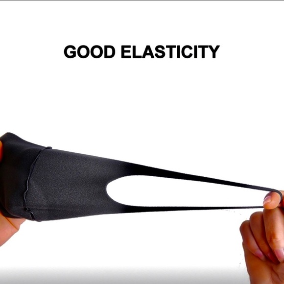 FACE MASK WITH 2 PINK NEON BUTTERFLIES - Picture 7 of 7